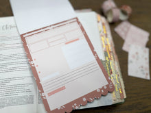 Load image into Gallery viewer, Terracotta Bible Journaling Tip-In Notepad