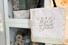 Load image into Gallery viewer, Tis So Sweet Church Bag |Tote Bag for Bible