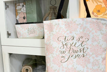 Load image into Gallery viewer, Tis So Sweet Church Bag |Tote Bag for Bible