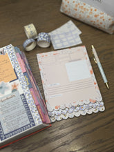 Load image into Gallery viewer, Christian Bible Journaling Tip-In Notepad For Women - Peachy Blue