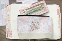 Load image into Gallery viewer, Tis So Sweet Bible Study Pen Pouch | Pencil Case