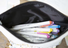 Load image into Gallery viewer, Consider the Wildflowers Pencil Pouch| Bible Study Pencil Bag