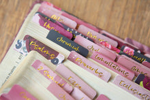 Load image into Gallery viewer, Floral Bible Tabs | Bible Book TabsBible Tabs