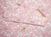 Load image into Gallery viewer, Great Is Your Faithfulness Christian Sticker | Christian Waterproof Decal