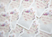 Load image into Gallery viewer, He is the God who sees me Christian Vinyl Sticker