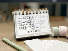 Load image into Gallery viewer, Green Floral Bible Verse Memory Journal