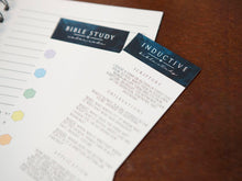 Load image into Gallery viewer, Men's Bible Study Bookmark | Bible Highlighter Code BookmarkScripture Cards