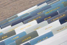 Load image into Gallery viewer, Mens Bible Tabs | Earth tone Bible TabsBible Tabs