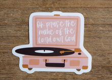 Load image into Gallery viewer, Oh Praise the Name of the Lord Vinyl Sticker