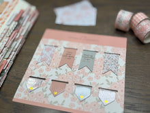 Load image into Gallery viewer, Magnetic Christian Bookmarks Set | Peach Floral