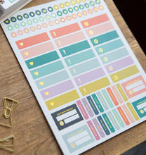 Load image into Gallery viewer, Planner Stickers | Sticker Set For PlannerBible Tabs