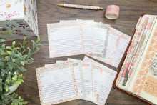 Load image into Gallery viewer, Blank Prayer Cards | Peach Floral
