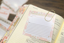 Load image into Gallery viewer, Blank Prayer Cards | Peach Floral