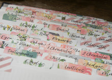 Load image into Gallery viewer, Bible Index Tabs | Floral Bible Tabs