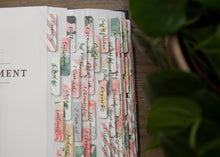 Load image into Gallery viewer, Bible Index Tabs | Floral Bible Tabs