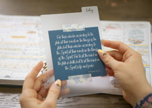 Load image into Gallery viewer, clear-snap-in-dashboard-with-today-written-at-the-top-held-by-woman-with-lemon-fingernails