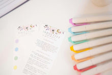 Load image into Gallery viewer, SOAP Bible Study Bookmark | Highlighter Color Code BookmarkScripture Cards