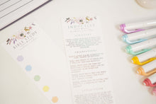 Load image into Gallery viewer, SOAP Bible Study Bookmark | Highlighter Color Code BookmarkScripture Cards