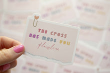 Load image into Gallery viewer, The Cross has made you flawless Waterproof