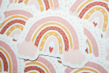 Load image into Gallery viewer, Vinyl Christian Stickers | He Will Finish What He Started Rainbow Sticker