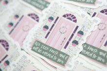 Load image into Gallery viewer, Ask Seek Knock Christian Vinyl Sticker
