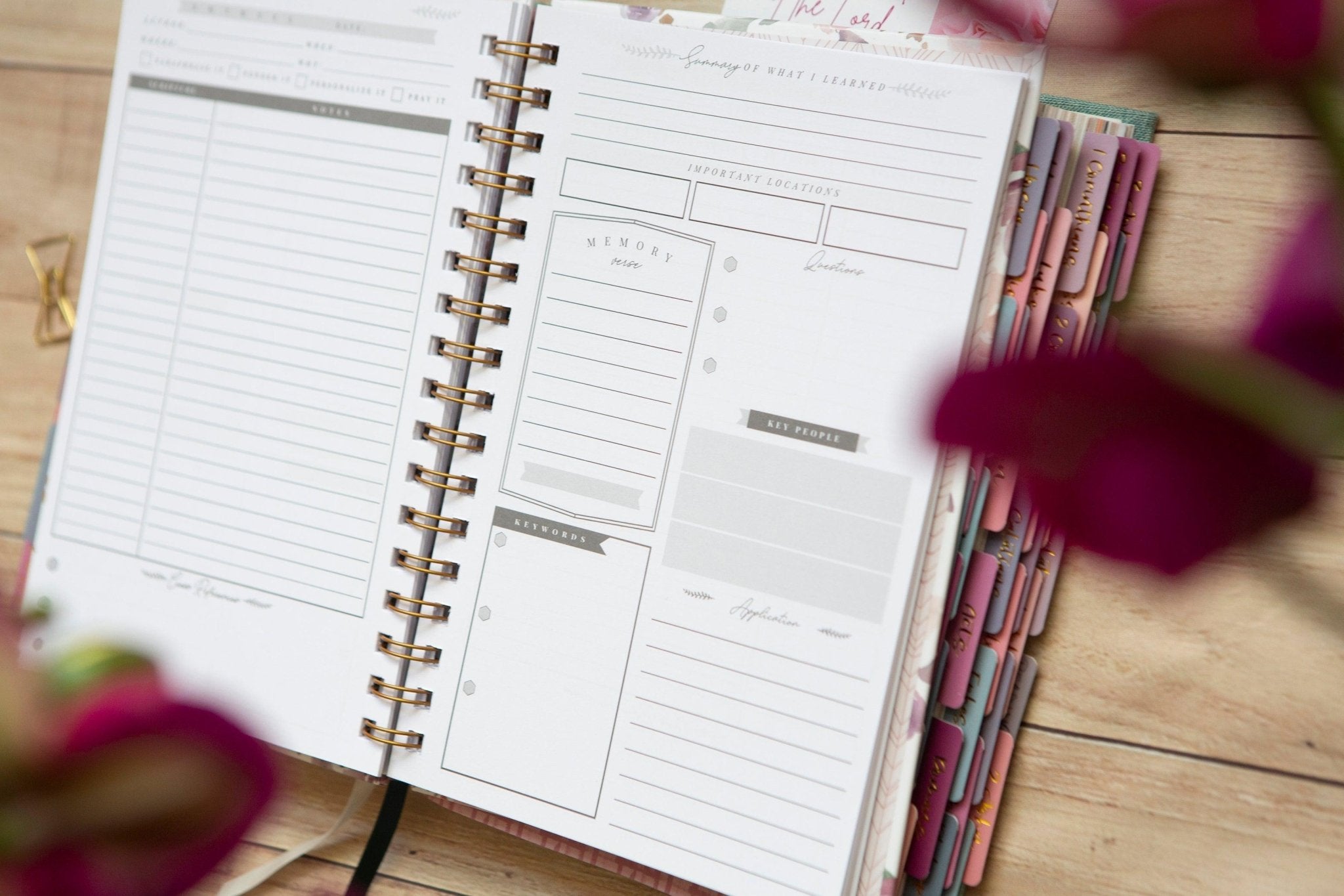 Guided Bible Study Journal | Verse Mapping Journal – chosenandcherishedshop