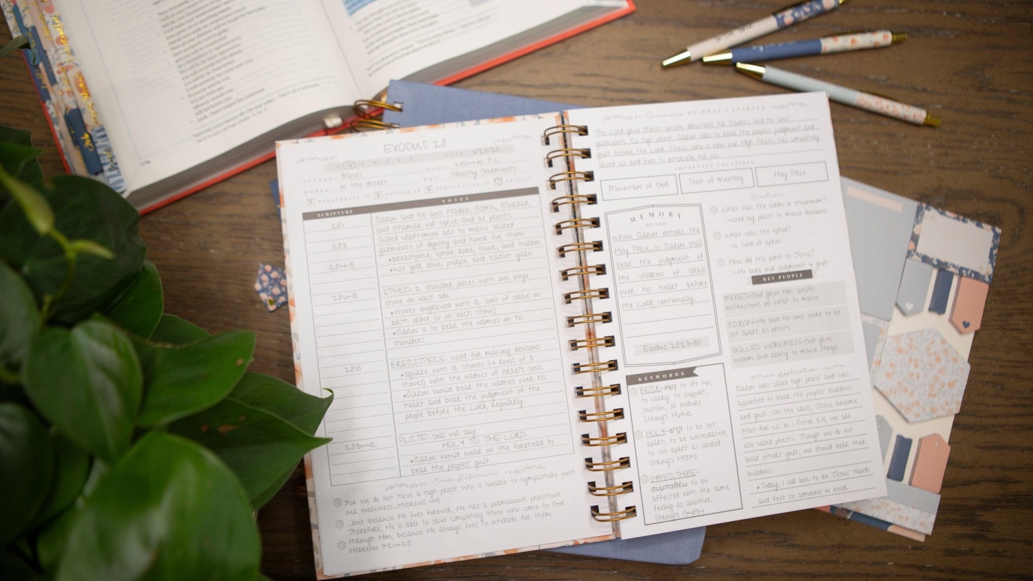 Guided Bible Study Journal | Verse Mapping Journal – chosenandcherishedshop