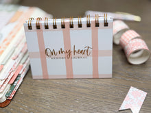 Load image into Gallery viewer, Plaid Scripture Verse Memory Journal
