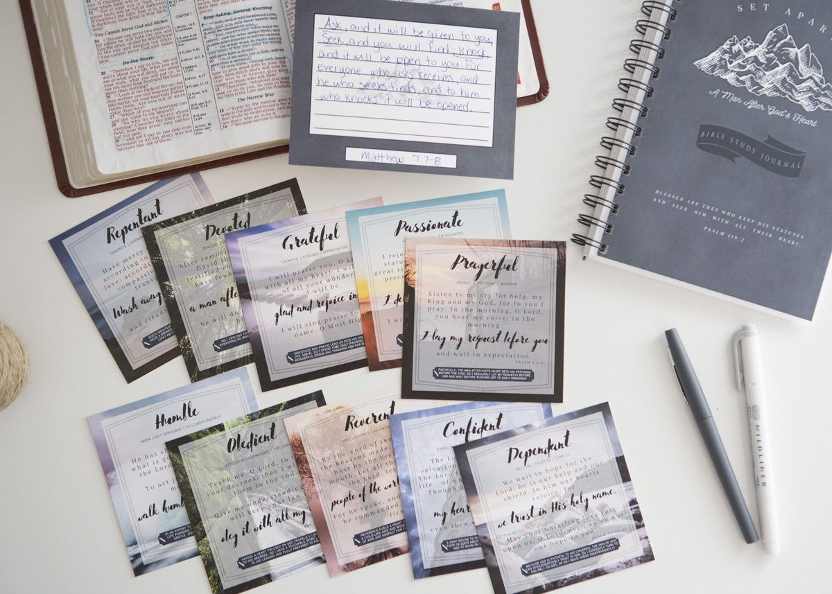 Scripture Cards for Men | Mens Verse Cards – chosenandcherishedshop