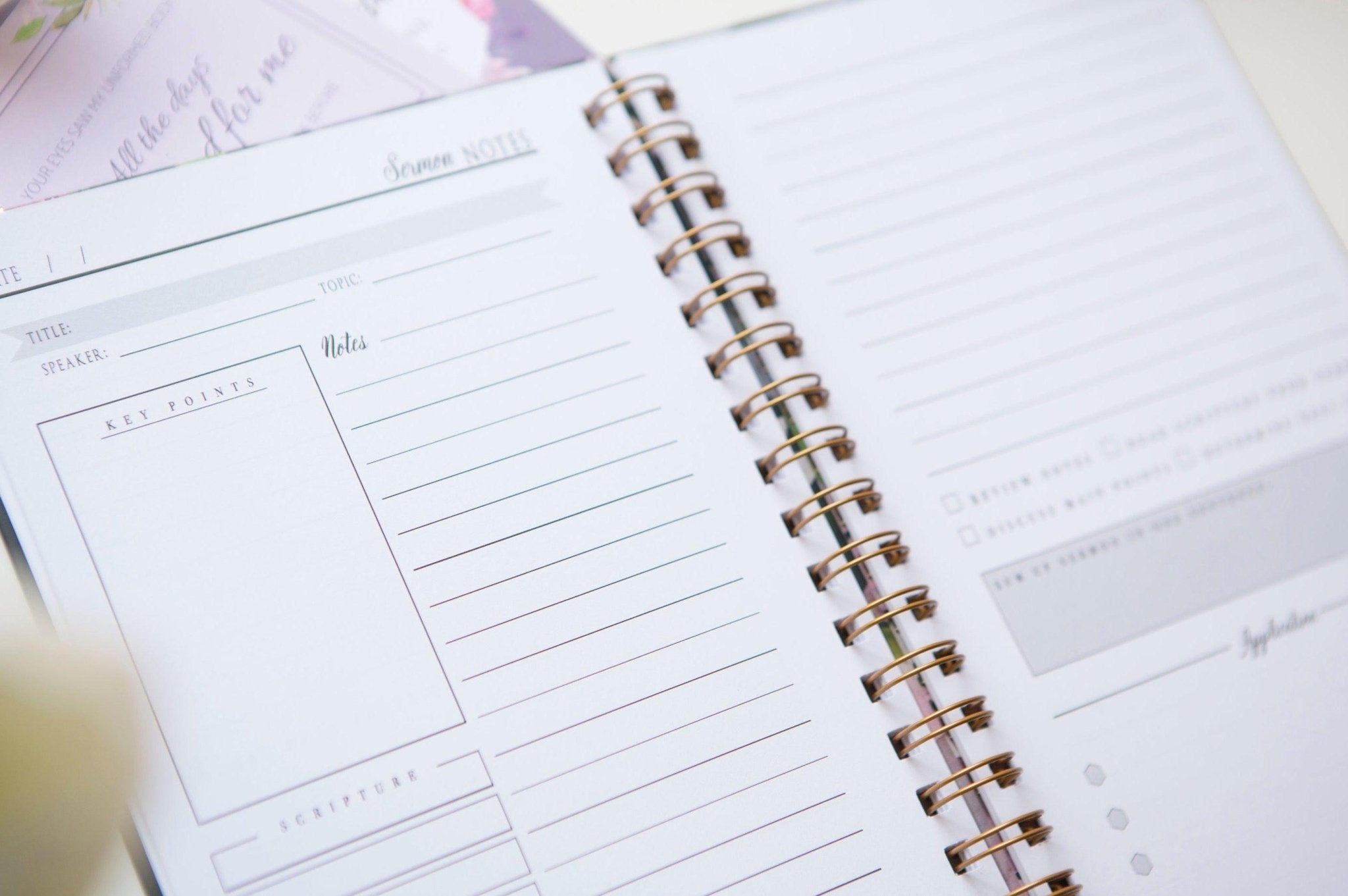 Sermon Notebook for Women | Sunrise Sermon Notes Journal