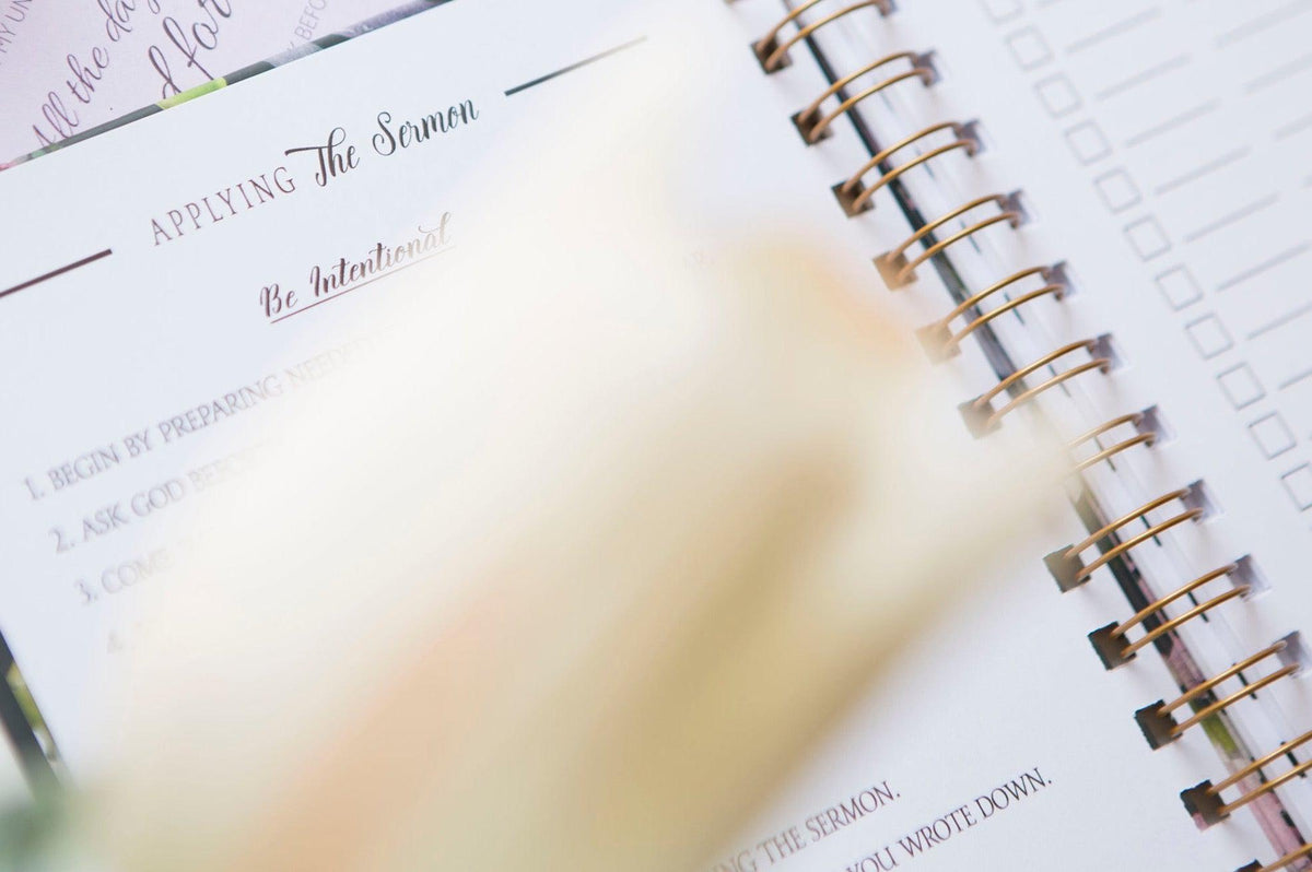 Sermon Notes Journals | Church Notes Journal for Women ...
