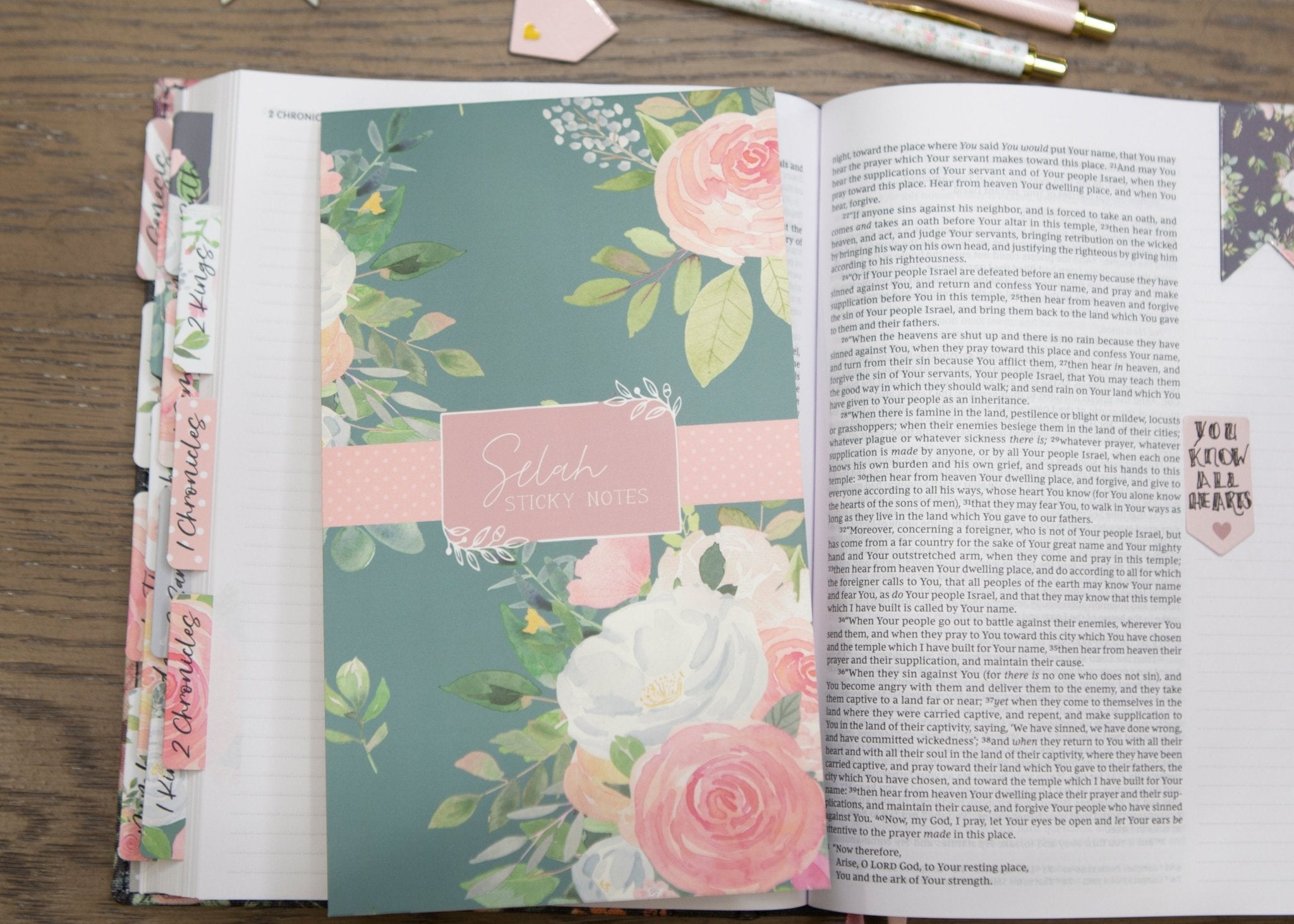 Scripture Sticky Notes Sticky Notes for Bible | Bible Study Sticky Notes Set ...
